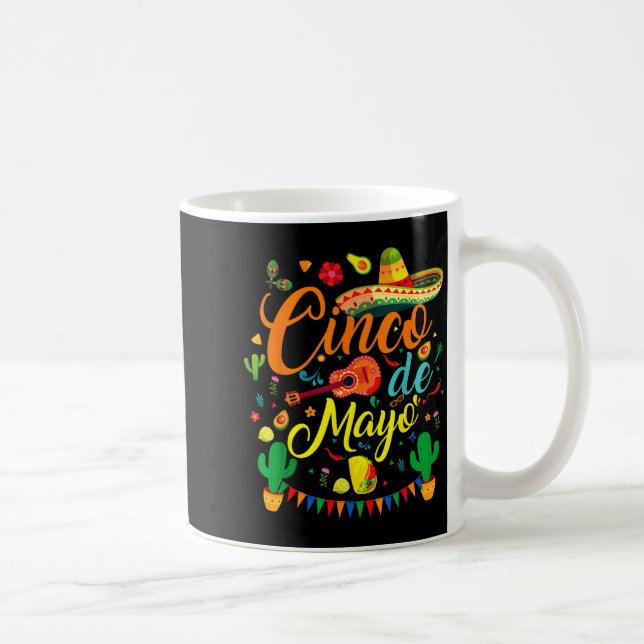 Mug Cinco de mayo drôle de fête mexicaine 5 de mayo (Droite)