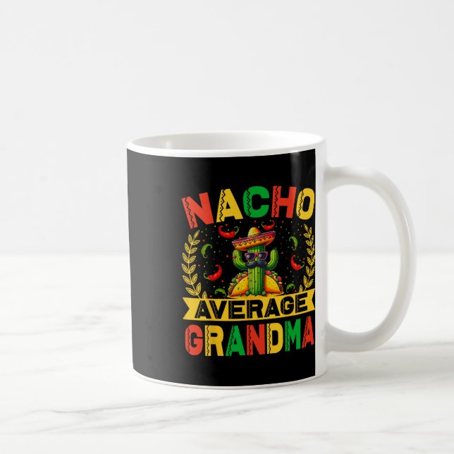 Mug Cinco De Mayo Drôle Nacho Grand-mère moyenne Cinco (Droite)