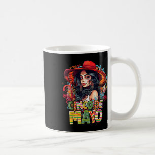 Mug Cinco De Mayo Fille Mexicaine Fiesta 5 De Mayo Fem