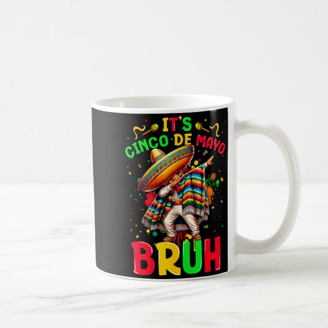 Mug Cinco de mayo frère garçon dabbing sombrero mexica (Droite)