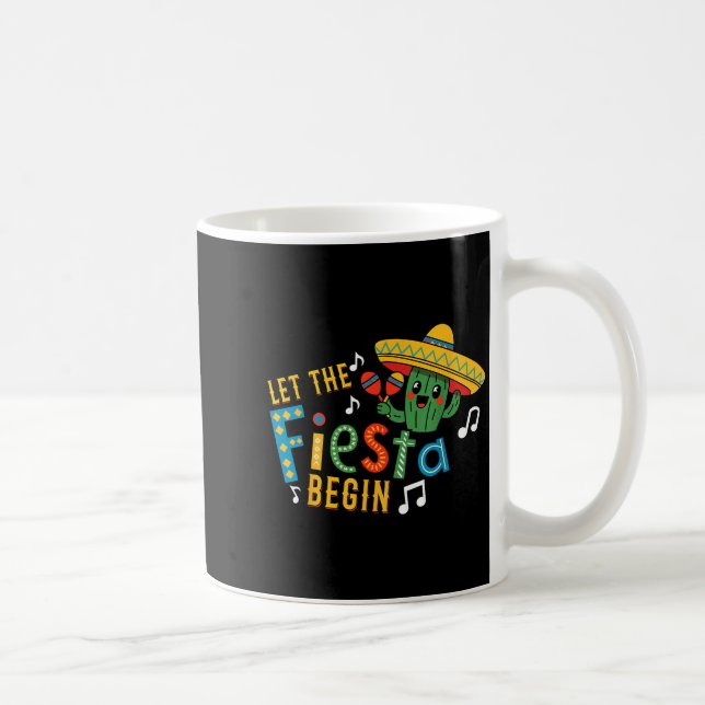 Mug Cinco de mayo laissez la fiesta commencer drôle me (Droite)