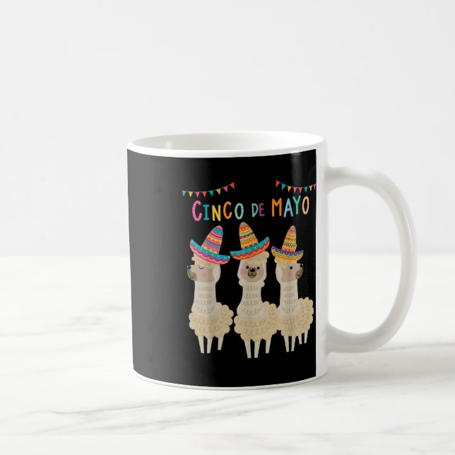 Mug Cinco De Mayo Llama Fiesta Vibe (Droite)