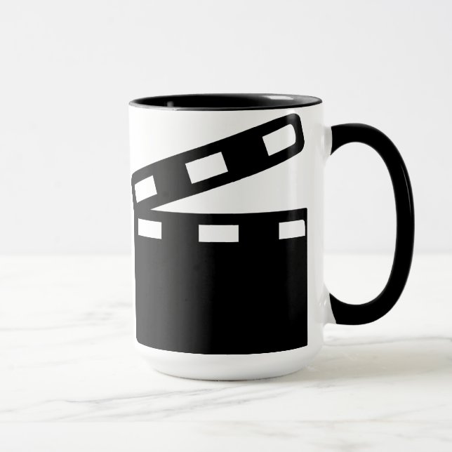 Mug Cinéma de clapet de film (Droite)