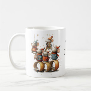 Mug Cinq Bagues en Or Fantaisistes 12 Jours de Noël 32