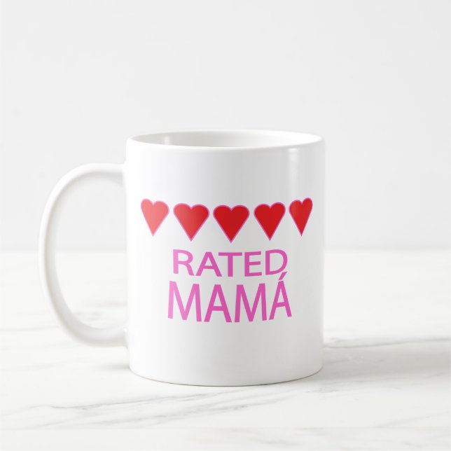 Mug Cinq Coeurs Mamá (Gauche)