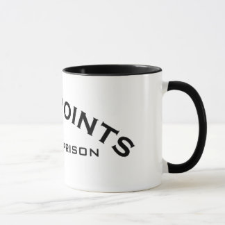 Mug Cinq points de logo de logo de prison d'État