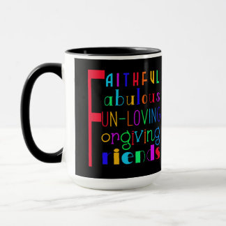 Mug Cinq règles d'amitié