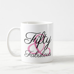 Mug Cinquante ans et Fantastique Fête d'anniversaire 5