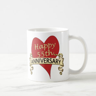 Mug cinquante-cinquième. Anniversaire