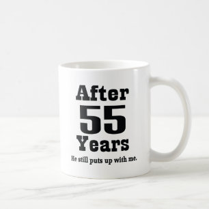 Mug cinquante-cinquième Anniversaire (drôle)