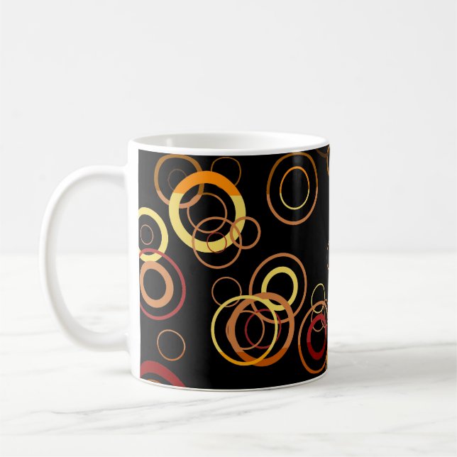Mug Cinquante couleurs rétro Art Abstrait 3 (Gauche)