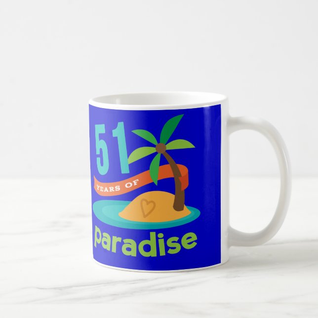 Mug cinquante-et-unième Cadeau drôle d'anniversaire de (Droite)