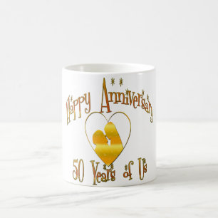 Mug cinquantième. Anniversaire