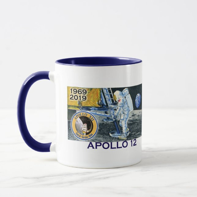 Mug Cinquantième anniversaire d'Apollo 12 (Gauche)