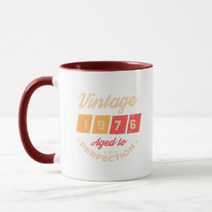 Mug Cinquantième anniversaire personnalisé vintage 50