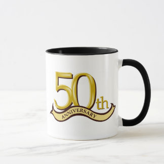 Mug Cinquantième cadeau personnalisé d'anniversaire