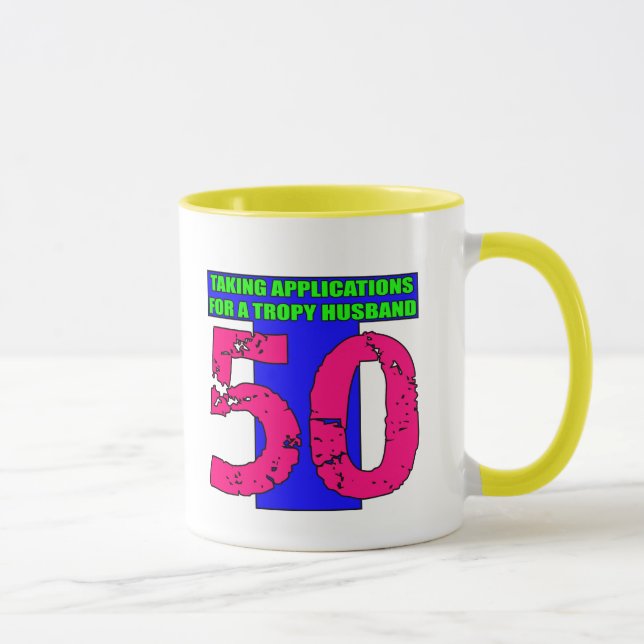 Mug cinquantième Cadeaux d'anniversaire (Droite)