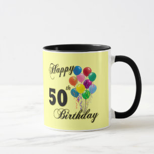 Mug Cinquantième cadeaux d'anniversaire et habillemen
