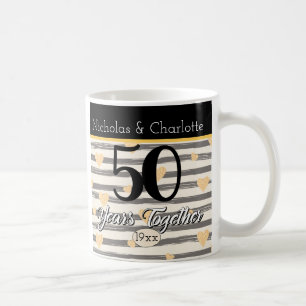 Mug cinquantième Coutume d'anniversaire de mariage