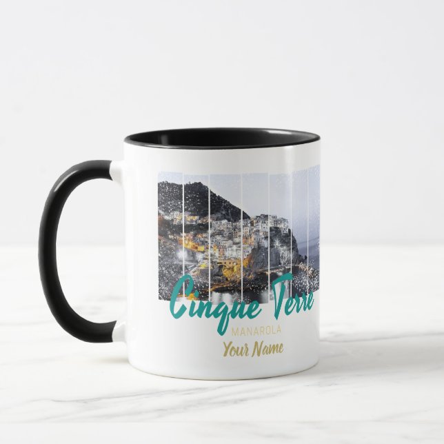 Mug Cinque Terre Manarola Riomaggiore vintage italien (Gauche)