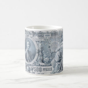 Mug circa les 1912 Russie tsaristes facture de 500