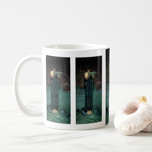 Mug Circe Invidiosa par John William Waterhouse (Avec donut)