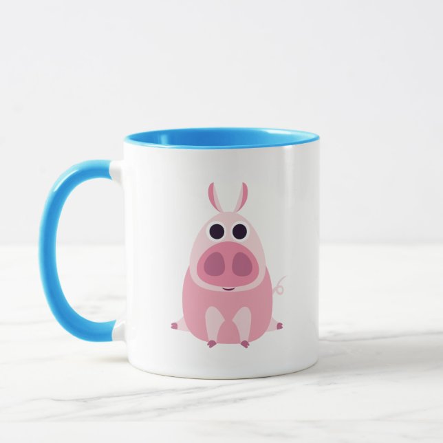 Mug Circonspect le porc (Gauche)
