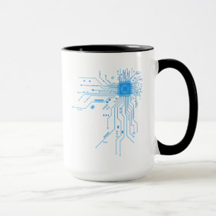 Mug Circuit imprimé d'ordinateur d'électronique amusan