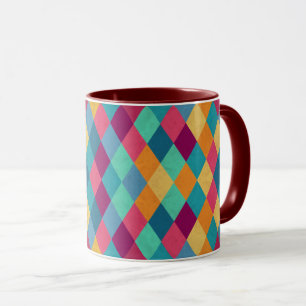 Mug Circus Multicolor Rhombus