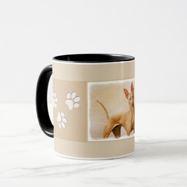 Mug Cirneco dell’Etna Peinture - Cute Original Chien A (Devant gauche)