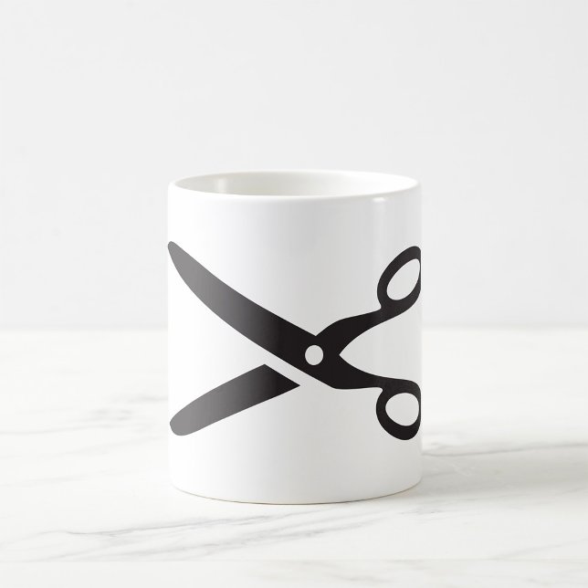 Mug Ciseaux noirs (Créateur téléchargé)