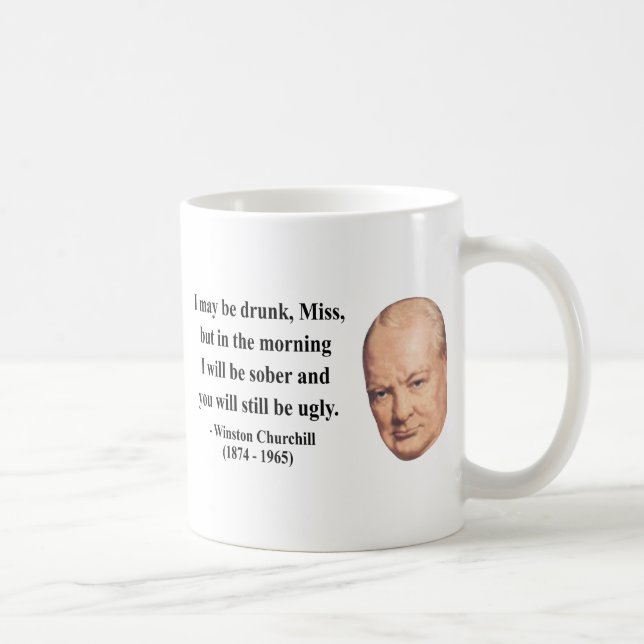 Mug Citation 2b de Winston Churchill (Droite)