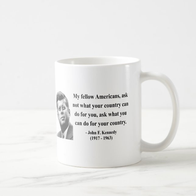 Mug Citation 3b de JFK (Droite)