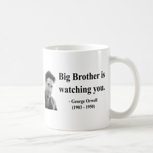 Mug Citation 5b de George Orwell (Droite)