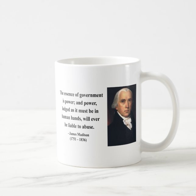 Mug Citation 5b de James Madison (Droite)