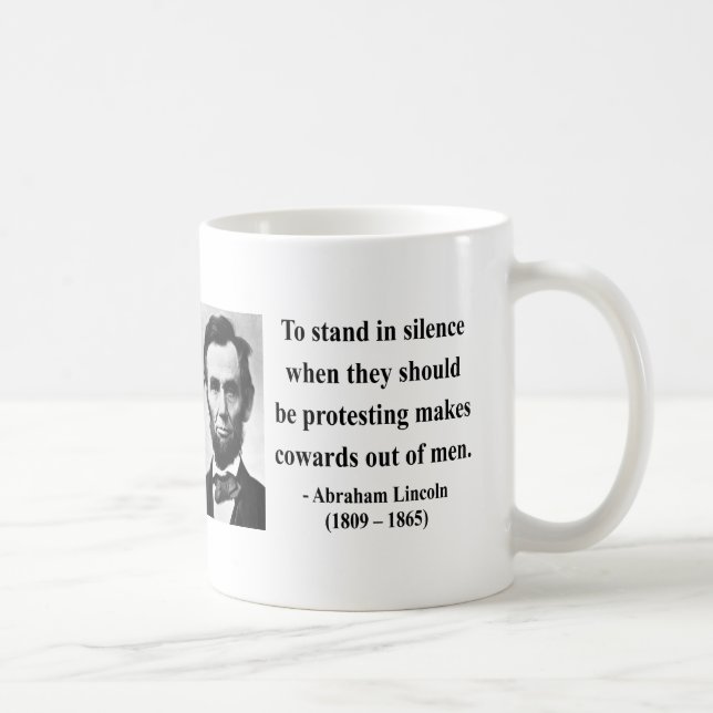 Mug Citation 8b d'Abraham Lincoln (Droite)