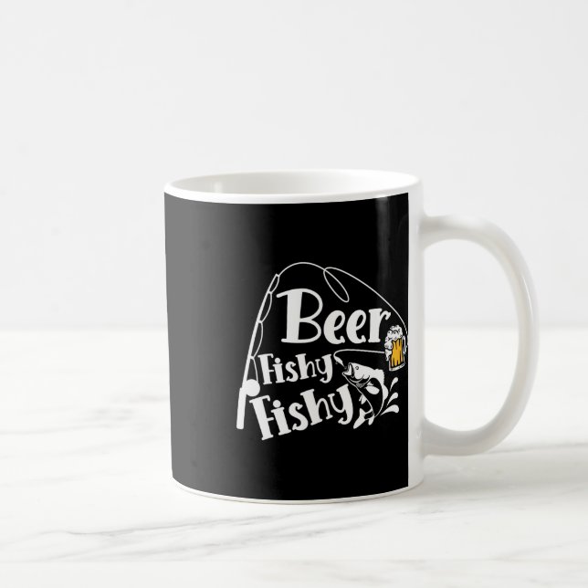 Mug Citation Amoureux de Bière Poisson Poisson Drôle P (Droite)