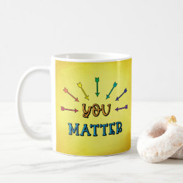 Mug Citation amusante et colorée d'inspiration - Vous 