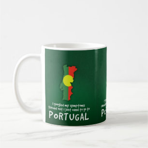 Mug Citation Amusante Je Googlais Mes Symptômes Portug