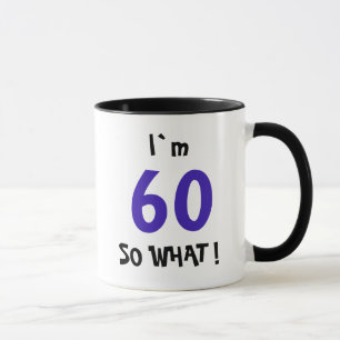 Mug Citation amusante Moderne 60e anniversaire