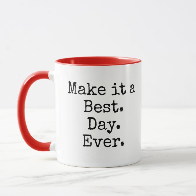 Mug Citation avec une fille en bonhomme allumette (Gauche)