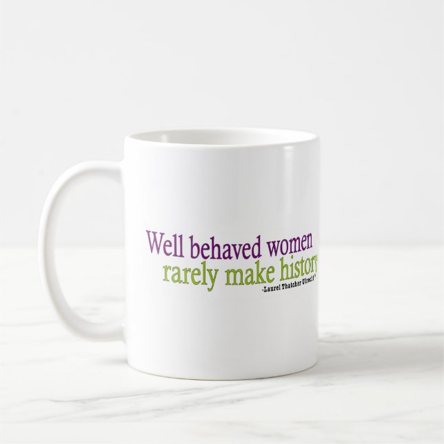 Mug Citation bien comportée de femmes (Gauche)