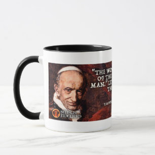 Mug Citation catholique du pape Léo