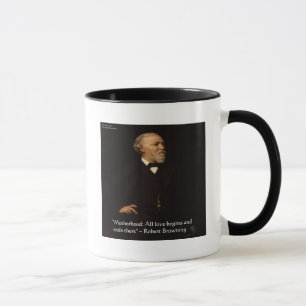 Mug Citation célèbre de Robert Browning sur la materni
