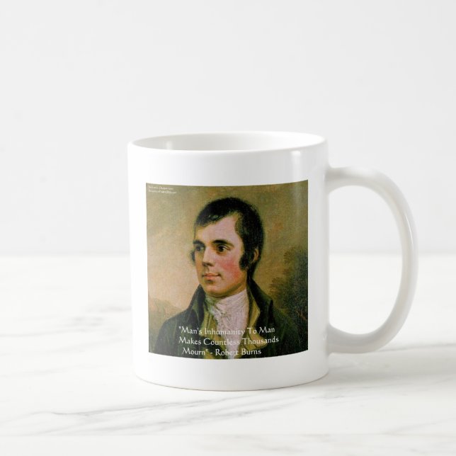Mug Citation célèbre de Robert Burns (Droite)