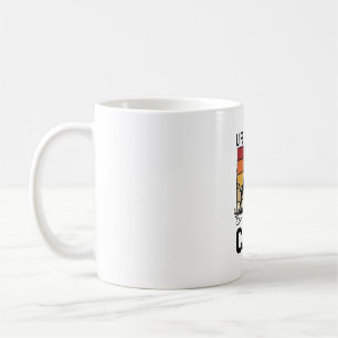Mug Citation Chats Vintage Design Rétro Coucher de Sol