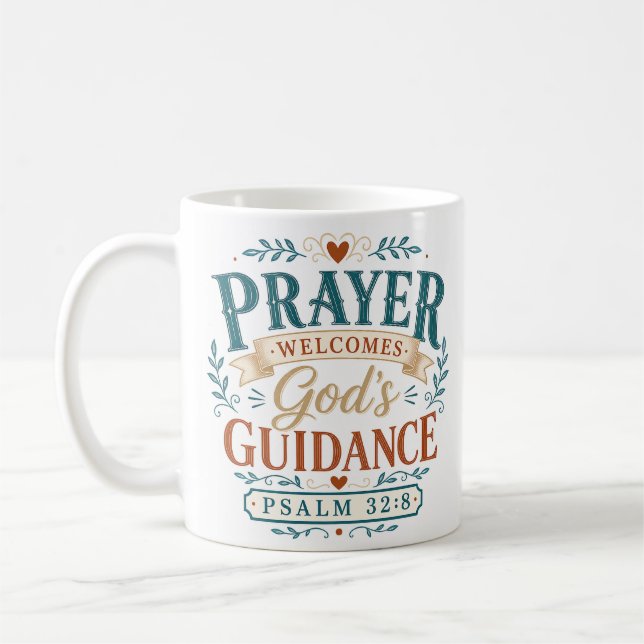 Mug Citation Chrétienne de Bienvenue à la Guidance de  (Gauche)