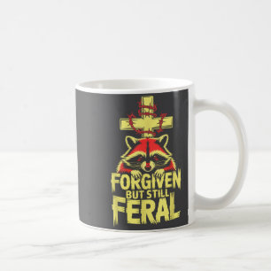 Mug Citation chrétienne de raton laveur sauvage mais p