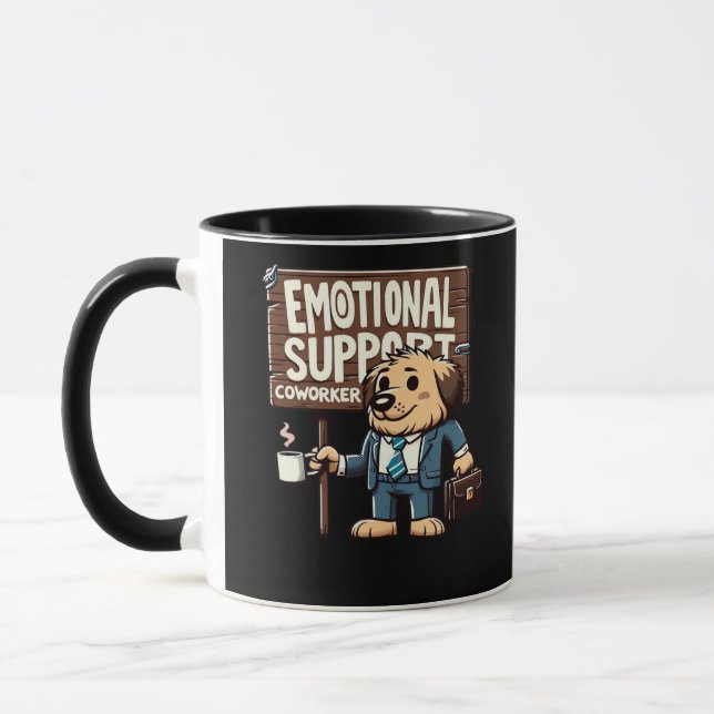 Mug Citation classique de Coworker d'aide émotionnelle (Gauche)