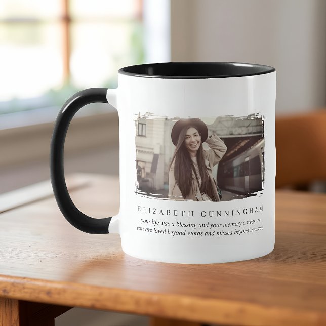 Mug Citation commémorative Photo personnalisée (Créateur téléchargé)